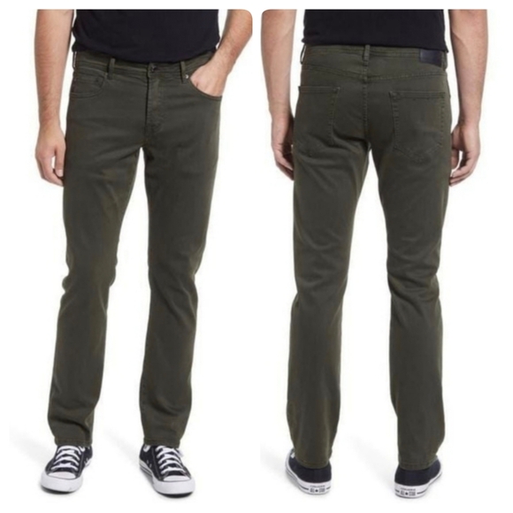 Liverpool Other - NWT Liverpool Bolt Slim Straight Jeans Deep Forest Green 38x32